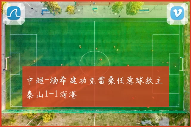 中超-杨希建功克雷桑任意球救主 泰山1-1海港