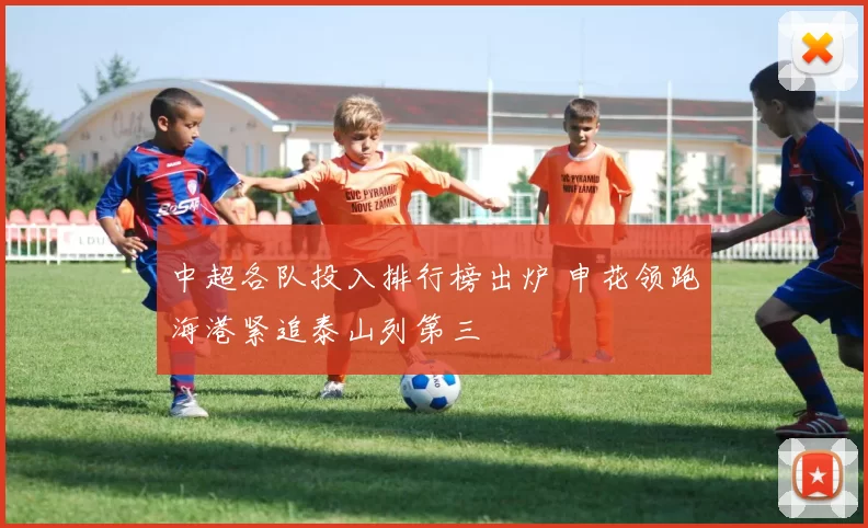 中超各队投入排行榜出炉 申花领跑海港紧追泰山列第三